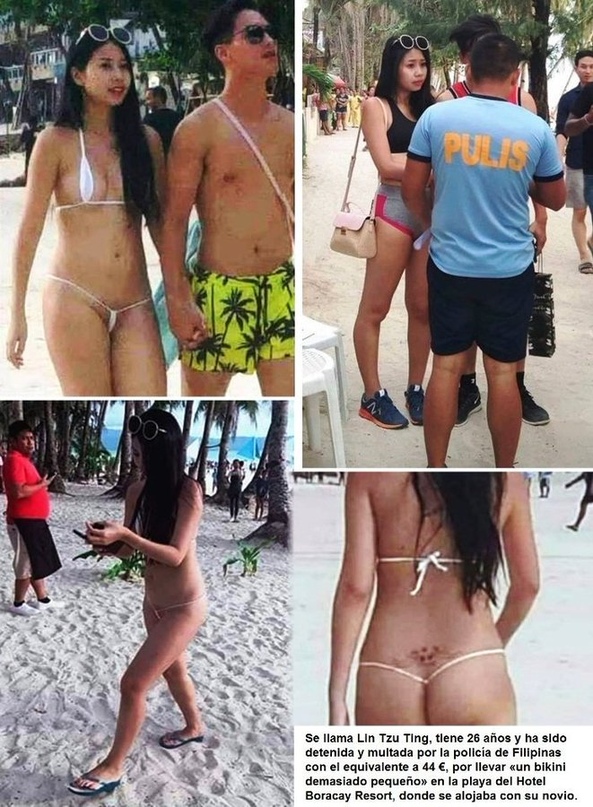 Taiwanese tourist Lin Tzu Ting string bikini 11 uncensored pictures